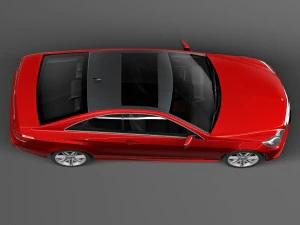 Mercedes-Benz E-class AMG Coupe 2015 3D Model