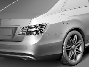 Mercedes-Benz E-class AMG Coupe 2015 Modelo 3D