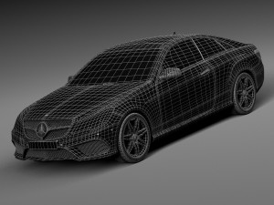 Mercedes-Benz E-class AMG Coupe 2015 Modelo 3D