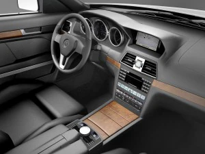 Mercedes-Benz E-class AMG Coupe 2015 3D Model