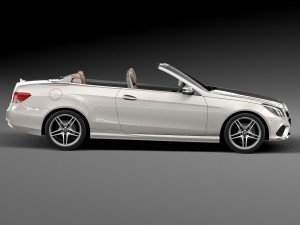 Mercedes-Benz E-class AMG Convertible 2015 3D मॉडल