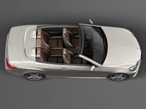 Mercedes-Benz E-class AMG Convertible 2015 3D Model