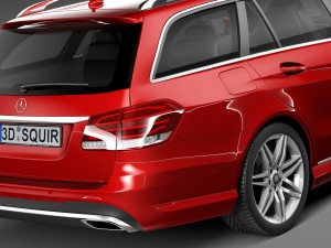Mercedes-Benz E-class AMG Estate 2015 3D मॉडल