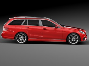 Mercedes-Benz E-class AMG Estate 2015 3D मॉडल