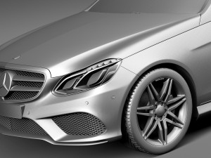 Mercedes-Benz E-class AMG Estate 2015 3D मॉडल
