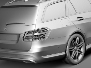 Mercedes-Benz E-class AMG Estate 2015 3D मॉडल