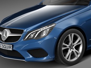 Mercedes-Benz E-class Coupe 2015 3D मॉडल