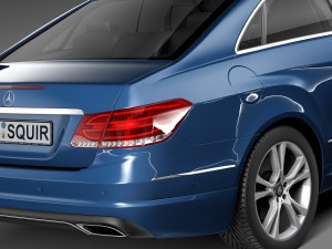 Mercedes-Benz E-class Coupe 2015 3D मॉडल