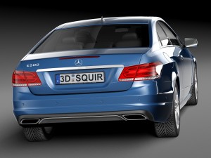 Mercedes-Benz E-class Coupe 2015 3D मॉडल