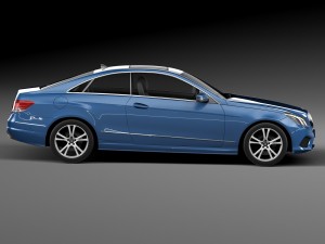 Mercedes-Benz E-class Coupe 2015 3D मॉडल
