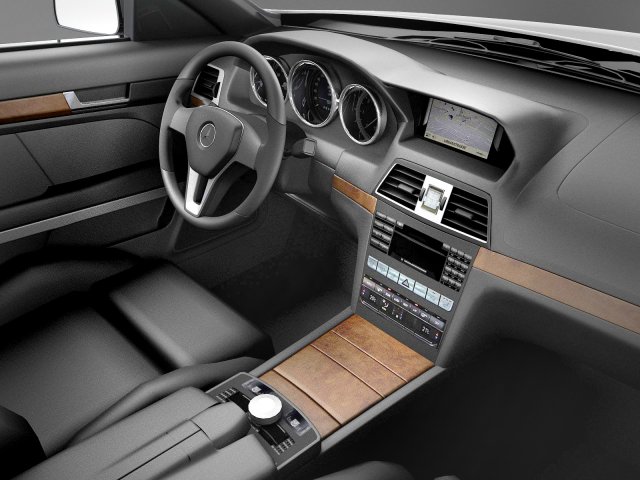Download mercedes-benz e-class coupe 2015 3D Model