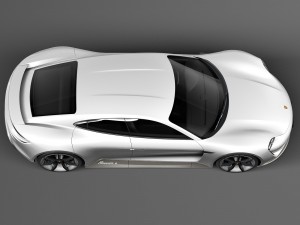 Porsche Mission E Concept 2015 3D Model
