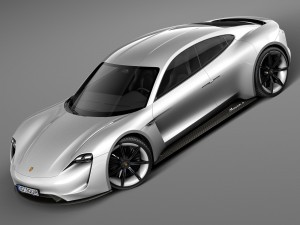 Porsche Mission E Concept 2015 3D Model