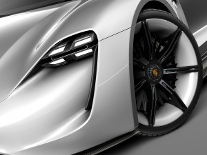 Porsche Mission E Concept 2015 3D Model