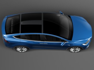 Tesla Model X 2017 3D Model