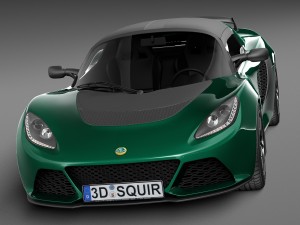 Lotus Exige Sport 350 2016 Model 3D