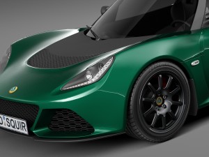 Lotus Exige Sport 350 2016 Model 3D