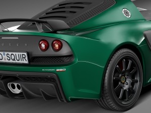 Lotus Exige Sport 350 2016 Model 3D