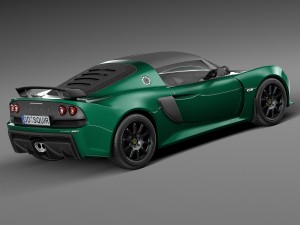 Lotus Exige Sport 350 2016 Model 3D
