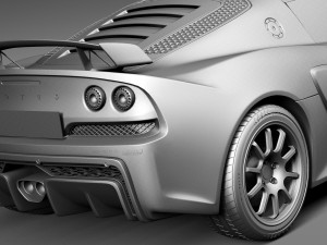 Lotus Exige Sport 350 2016 Model 3D