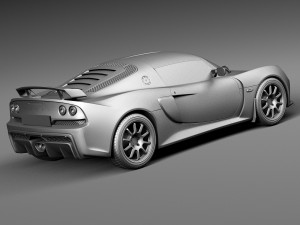 Lotus Exige Sport 350 2016 Model 3D