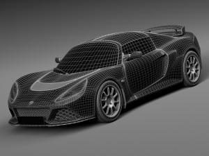 Lotus Exige Sport 350 2016 Model 3D