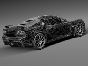 Lotus Exige Sport 350 2016 Model 3D