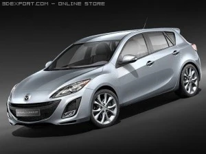 Mazda 3 Hatchback 2009 Modelo 3D