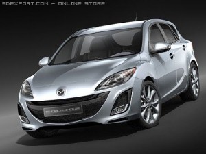 Mazda 3 Hatchback 2009 Modelo 3D