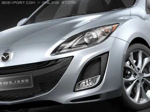Mazda 3 Hatchback 2009 3D Model