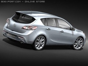 Mazda 3 Hatchback 2009 Modelo 3D