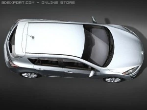 Mazda 3 Hatchback 2009 3D Model