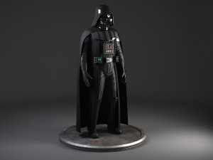 Star Wars Darth Vader Rigged for maya 3D Model