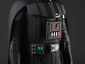 Star Wars Darth Vader Rigged for maya Modello 3D