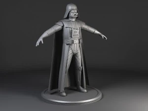 Star Wars Darth Vader Rigged for maya 3D Model