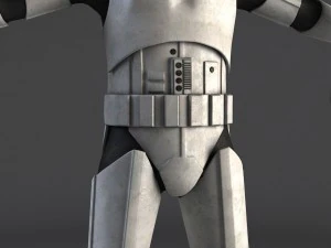 Star Wars Storm Trooper Rigged 3D Model