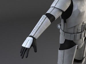 Star Wars Storm Trooper Rigged 3D-Modell