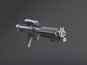 Star Wars Storm Trooper Rigged 3D-Modell