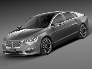 Lincoln MKZ 2017 3D Model