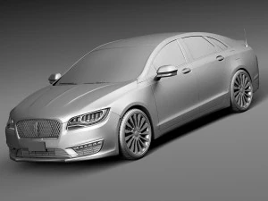 Lincoln MKZ 2017 3D Model