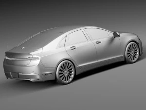 Lincoln MKZ 2017 3D Model