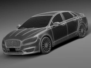 Lincoln MKZ 2017 3D Model