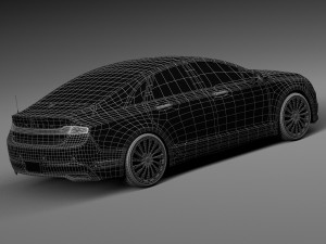 Lincoln MKZ 2017 Modelo 3D