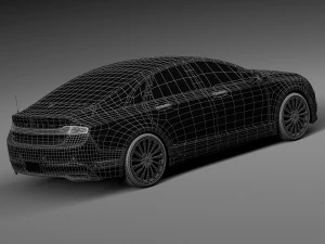 Lincoln MKZ 2017 3D Model