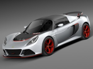 Lotus Exige 360 Cup 2016 3D Model