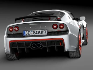 Lotus Exige 360 Cup 2016 3D Model
