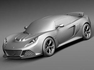 Lotus Exige 360 Cup 2016 3D Model