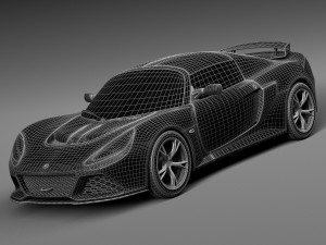 Lotus Exige 360 Cup 2016 3D Model