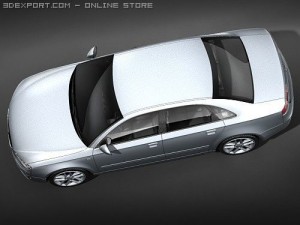 Seat Exeo Sedan 3D 模型