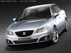 Seat Exeo Sedan 3D 模型